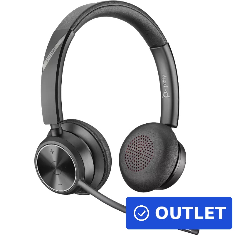HP Poly Savi 7320 Kopfhörer Kabelgebunden Kopfband Büro/Callcenter Schwarz (8Y9B7AA#ABB) (geöffnet)