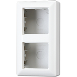 JUNG Ap-Kappe m.Rahmen 2-fach AS582AWW AS 500 alpinweiss AS582AWW (AS582AWW)