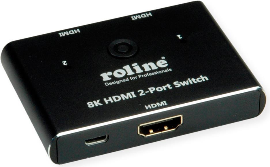 ROLINE UltraHD 8K HDMI-Switch 2fach (14.01.3592)