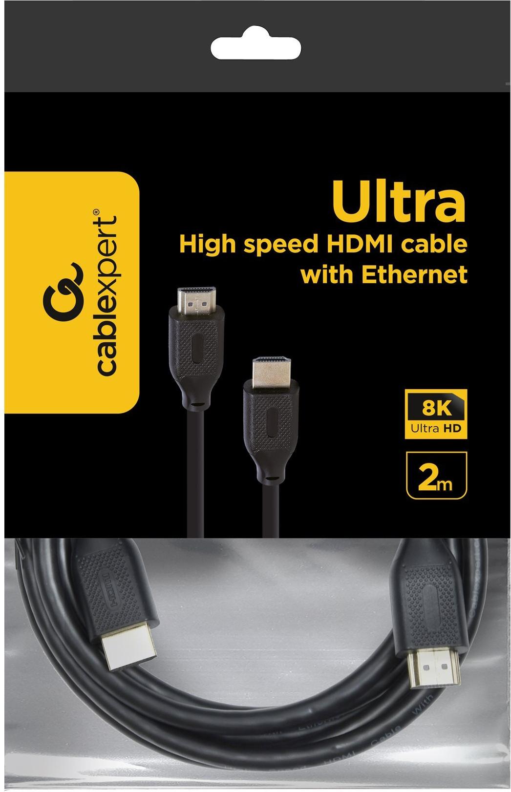 Gembird CC-HDMI8K-2M HDMI-Kabel 2 m 48 Gbit/s Schwarz