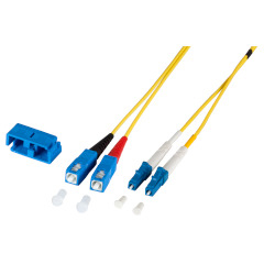 EFB Elektronik Duplex Jumper LC-SC OS2 35 m Gelb