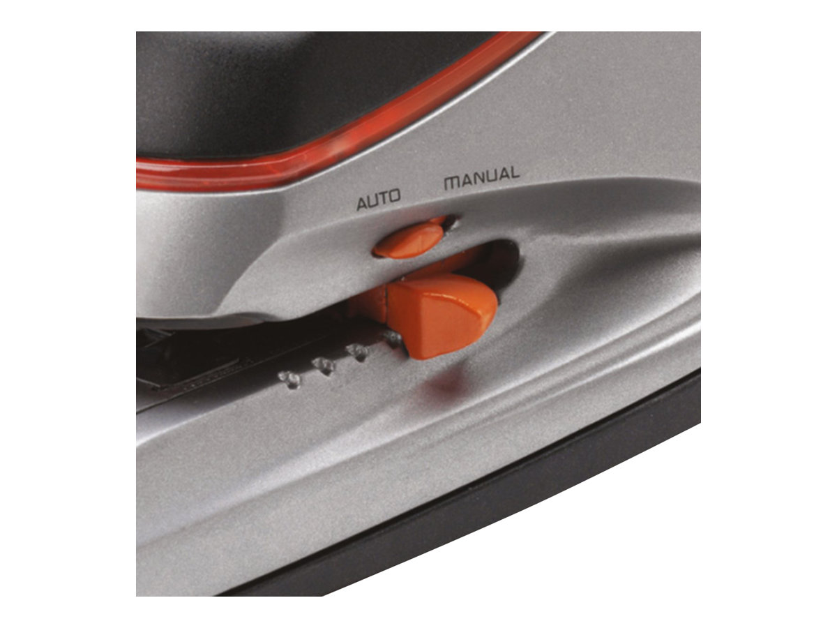 Rexel Optima 20 Elektrischer Hefter 20 Blatt Schwarz, Silber, Orange