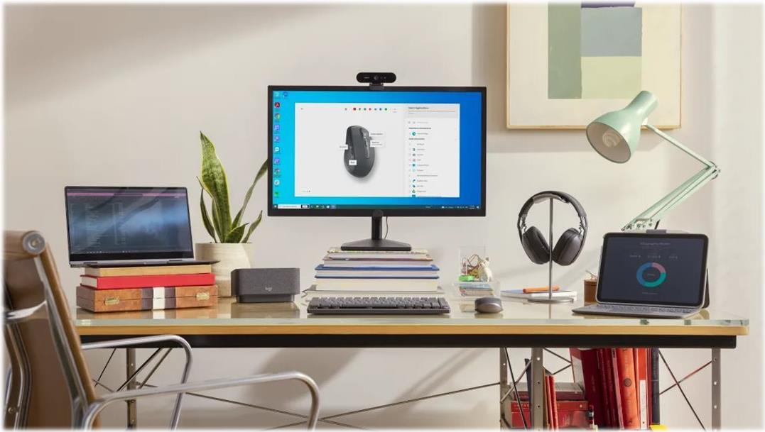 Logitech MX Anywhere 3S kabellose Maus Bluetooth 8000 DPI Graphite