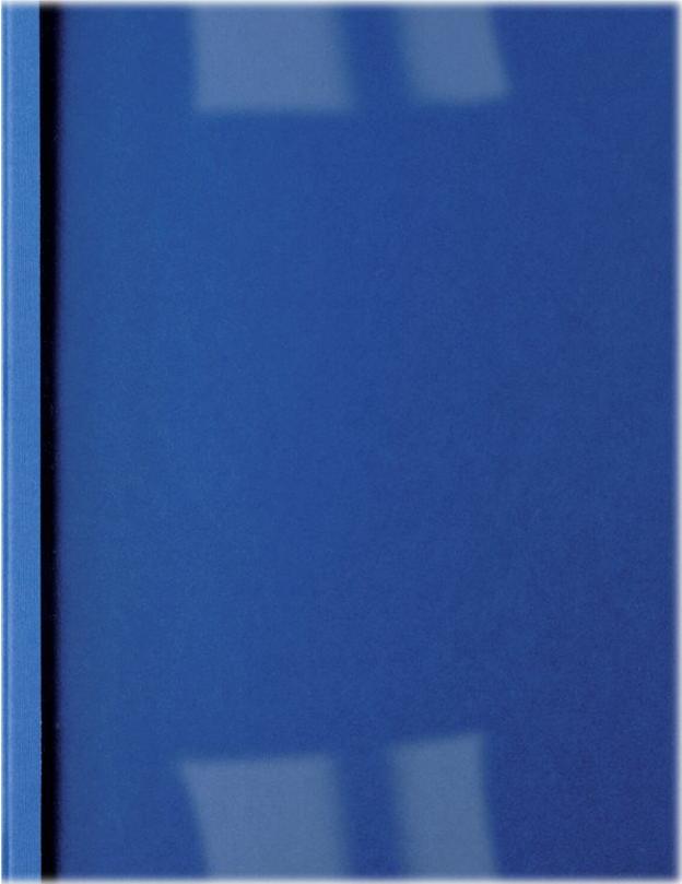 GBC ThermaBind LeatherGrain Thermobindemappe A4 3 mm 100 Stück Blau