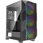 Xilence Xilent BREEZE II ATX PC Case X812.ARGB Gaming schwarz - Gehäuse (XG181)