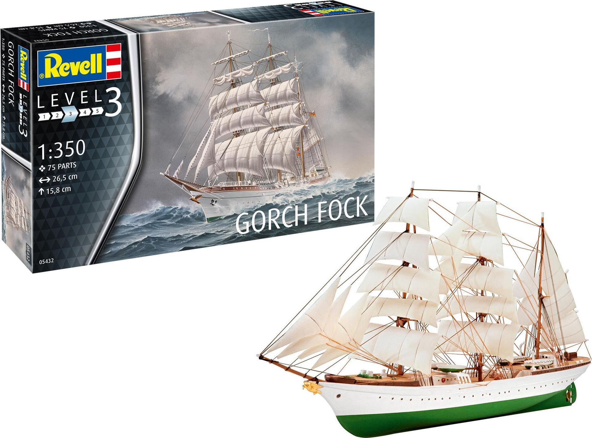 Revell 05432 maßstabsgetreue modell Modell eines Segelschiffs Montagesatz 1:350 (05432)