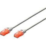 Digitus Professional RJ45 Netzwerk Anschlusskabel CAT 6 S/FTP 0.5 m Weiß Flammwidrig, Folienschirm, Geflechtschirm, Geschirmt, Halogenfrei, R (DK-1644-005/WH)