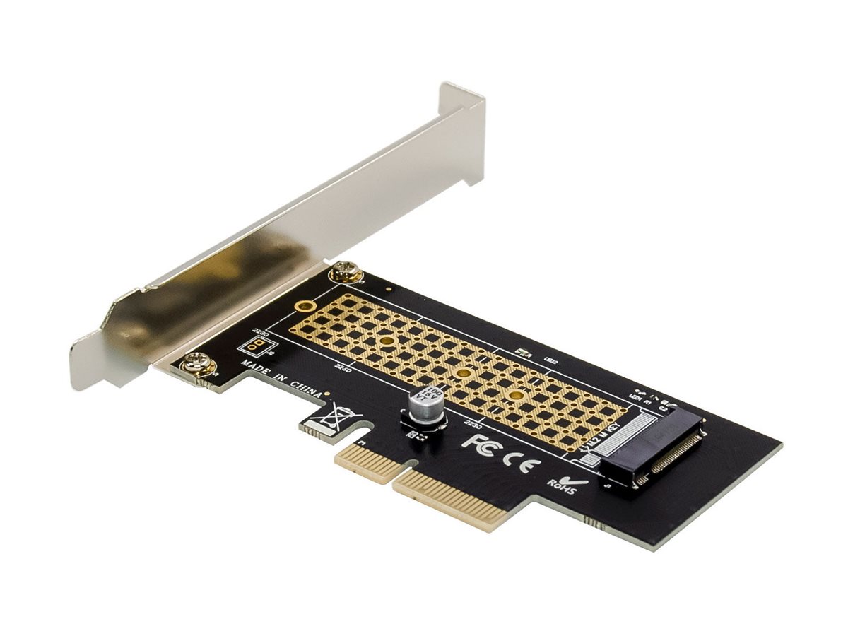 InLine Speicher-Controller PCIe 3.0 x4 M.2 NVMe Silber