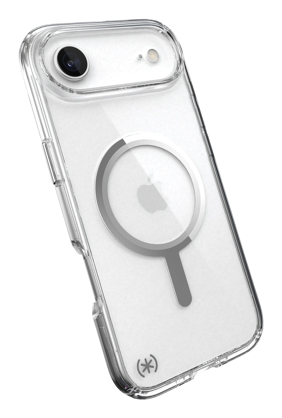 Speck Presidio Perfect Clear Case MagSafe iPhone 17 Air 6,5" Transparent, Silber