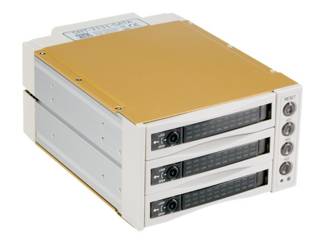 FANTEC SNT-BA2131-2 Mobiles Speicher-Rack 2x 5,25" Beige