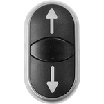 Eaton M22-DDL-S-X7/X7 Druckknopf Panel Schwarz - Chrom (216710)