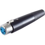 shiverpeaks ®-BASIC-S--XLR-Kupplung, Gehäuse schwarz (BS55025)