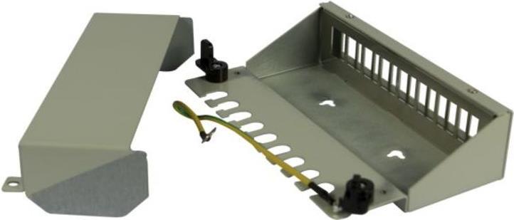 Keystone,Modulträger, Patchpanel für 8xTP-Modul, Aufputz, Lichtgrau, Synergy 21 (S216334)