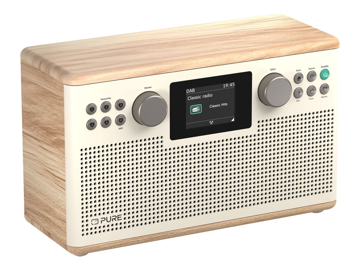 Pure Classic H6 DAB+ FM Internet-Radio 30 W RMS Weiß