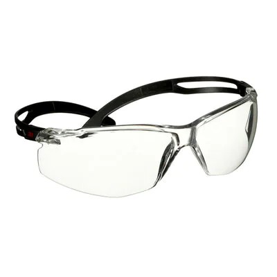 3M SecureFit 500 Schutzbrille SF501SGAF-BLK Transparent Schwarz