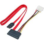 EFB-Elektronik SATA Kombikabel, SATA 22 auf SATA 7 + 13,30cm (5,25"), St.-St.+Bu., 0,5m Hersteller: EFB Elektronik (K5349.050)