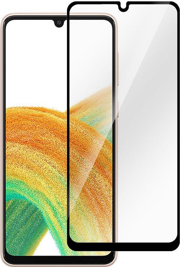 eSTUFF ES504084. Displayschutzart: Klare Bildschirmschutzfolie, Markenkompatibilität: Samsung, Kompatibilität: Galaxy A33 5G, Schutzfunktion: Kratzresistent, Schockresistent. Private Filterungsfunktion, Material: Gehärtetes Glas, Produktfarbe: Schwarz, Transparent. Menge pro Packung: 1 Stück(e) (ES504084)