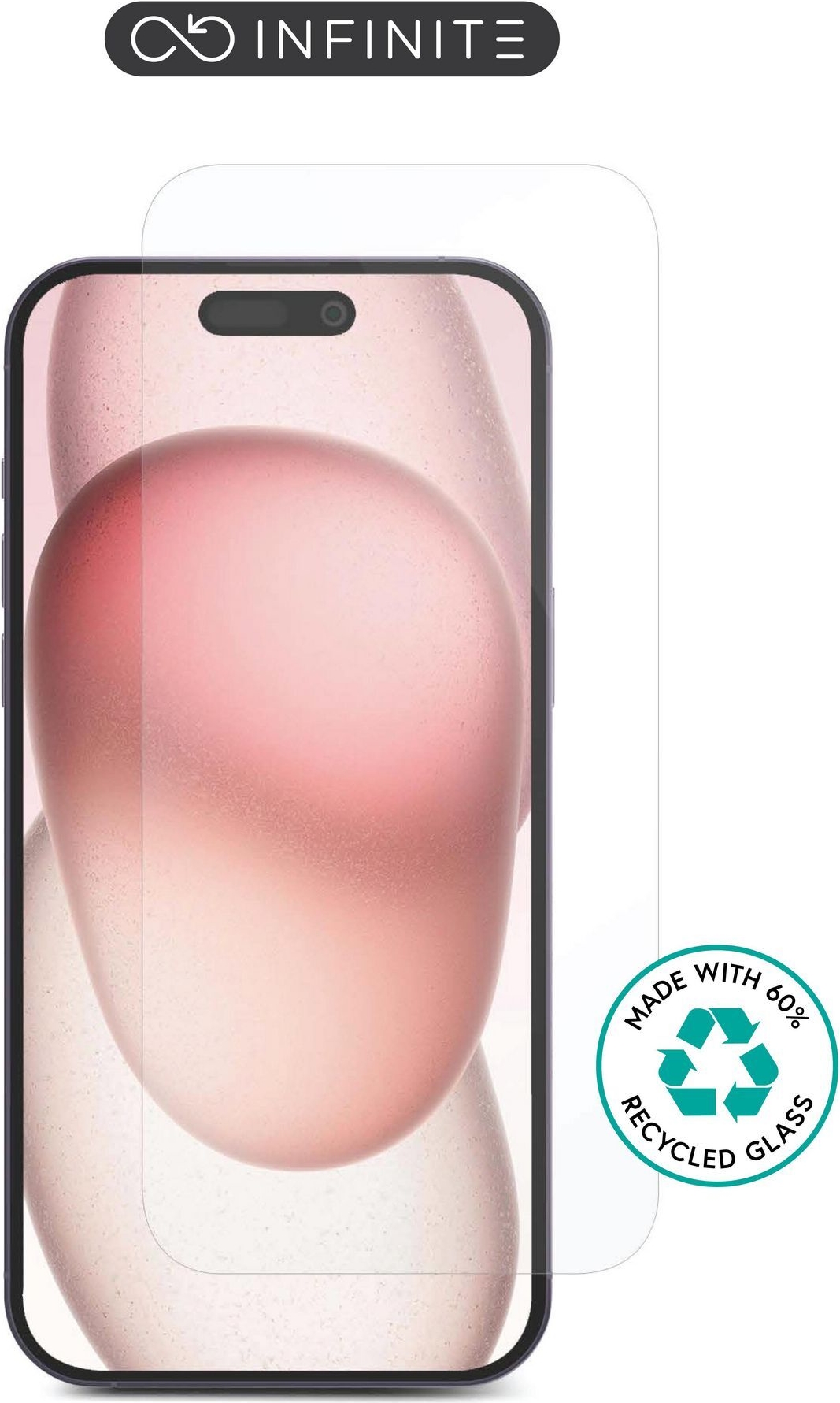 eSTUFF INFINITE GRS iPhone 17 Pro Screen Protector. Clear (ES501434-50BULK)