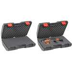 allit Universalkoffer DinoPlus Tool >F< 41, schwarz/rot aus schlagfestem Polypropylen (PP), mit Schaumstoffeinlage, - 1 Stück (458601)