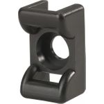 HellermannTyton KR6G5-PA66-BK (100) Befestigungssockel schraubbar 151-24600 Schwarz 100 St.