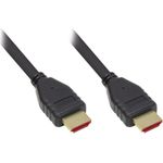 Alcasa Ultra-High-Speed HDMI 2.1 Kabel HDMI-Kabel 1,5 m HDMI Typ A (Standard) Schwarz (4521-015)