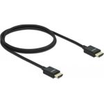 DeLOCK 85384 HDMI-Kabel 1 m HDMI Typ A (Standard) 3 x HDMI Type A (Standard) Schwarz (85384)