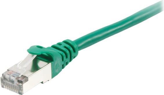 equip 606401 Cat.6A S/FTP Patch Cable, Green, 0.25m (606401)