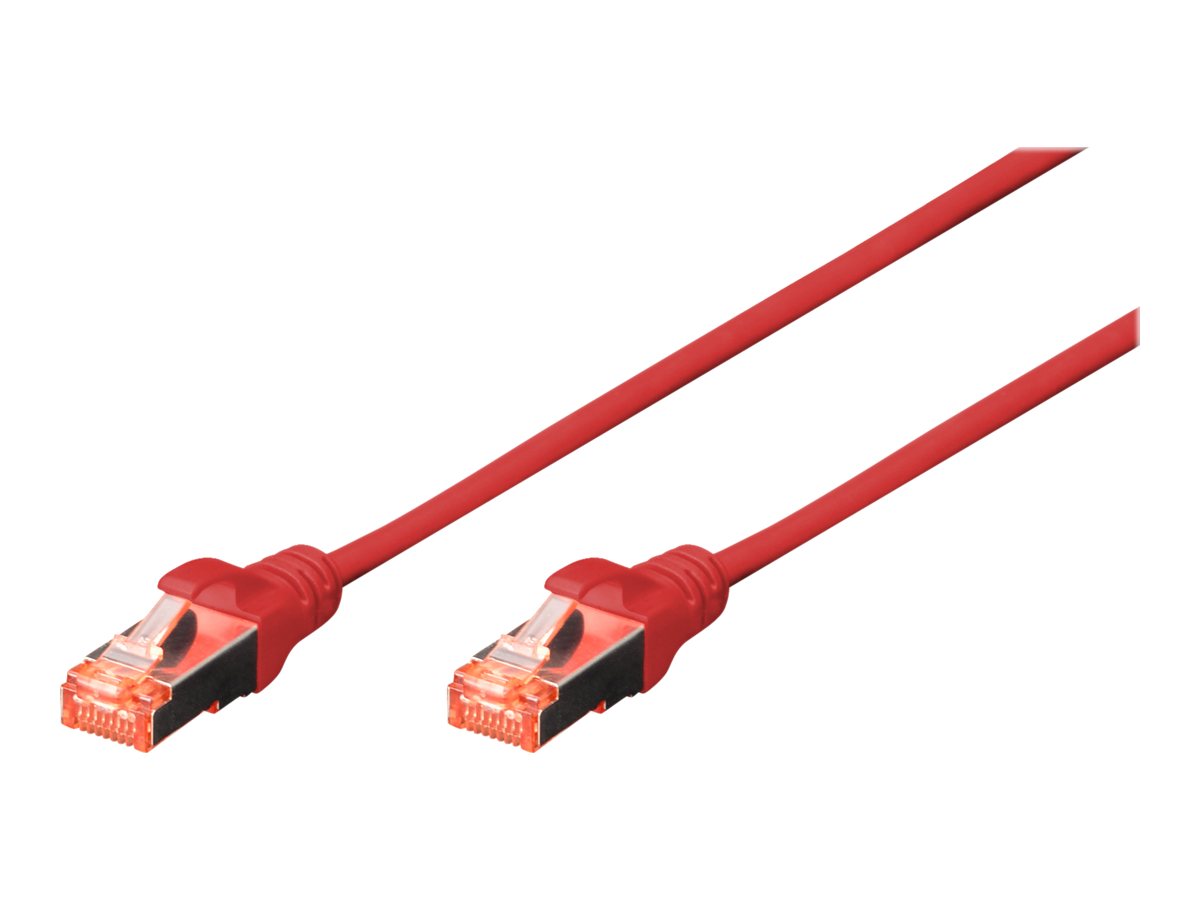 Digitus Patchkabel Cat 6 S/FTP 0,5 m Rot